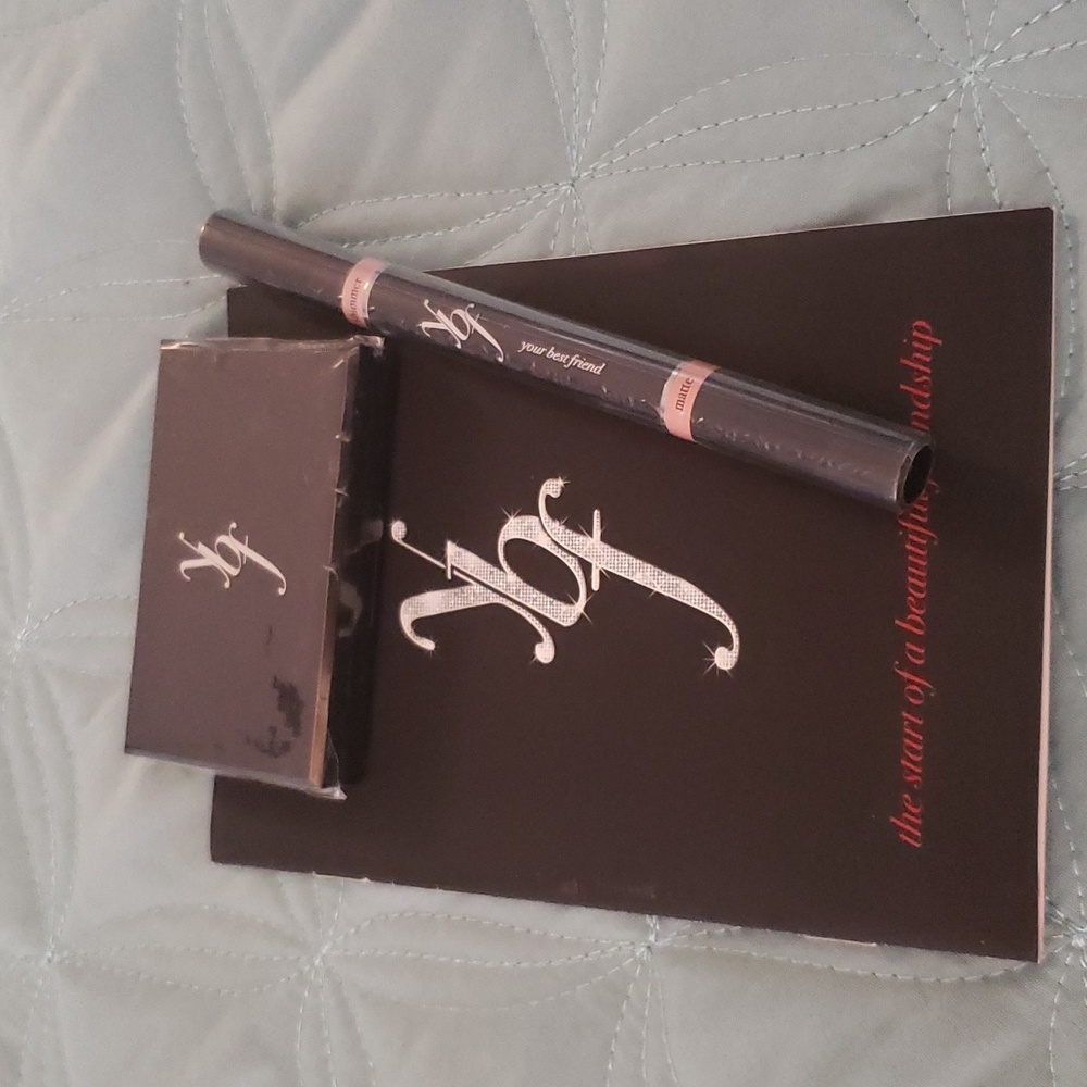 YBF higher brow-er power - brow highlighter duo AND YBF neutralizing creme